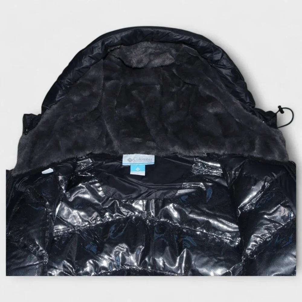 Columbia Autumn Park Down MID Omni Heat woman black jacket Plus Size - Picture 6 of 12